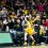Caitlin Clark celebrates another three-pointer with the Iowa crowd