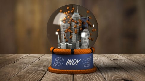 Indy Snow Globe