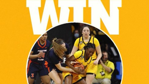 Iowa cruised to an 82-56 win over Illinois