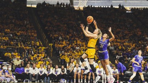 Monika Czinano scored 27 points, but they weren't enough to avoid an upset loss to Creighton