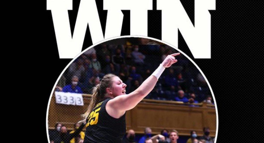Iowa beat Northwestern 72-67 in overtime in a thriller. 
