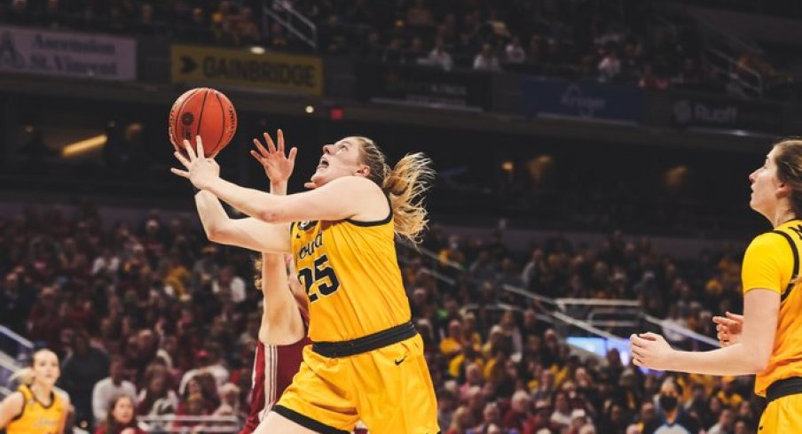 Monika Czinano scored 30 big points in Iowa's Big Ten Tournament championship win over Indiana