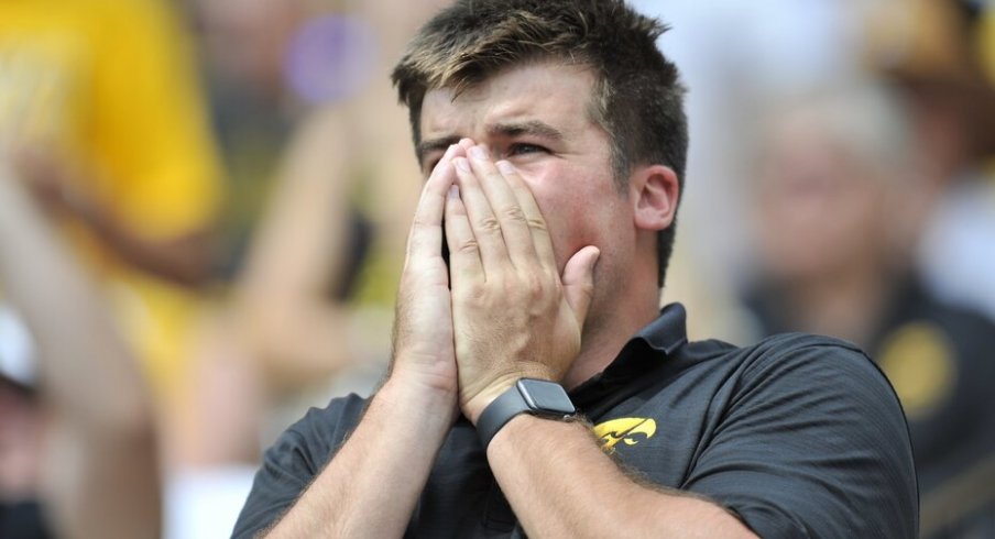 All of us watching Iowa's offense on Saturday.