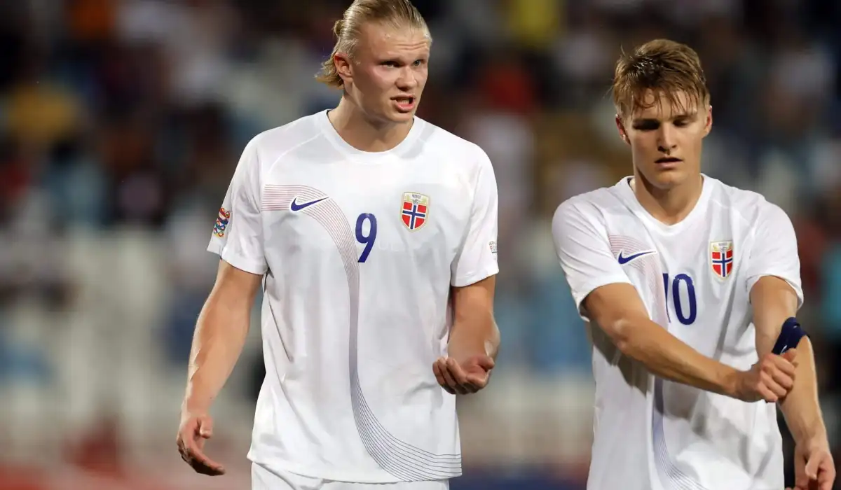 Haaland and Ødegaard