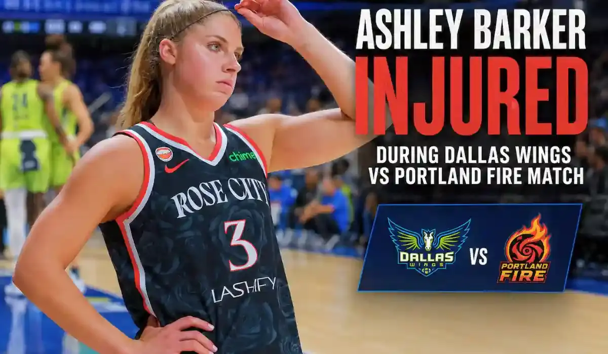 Ashlee Barker Injury Update After Left Knee Scare vs Wings